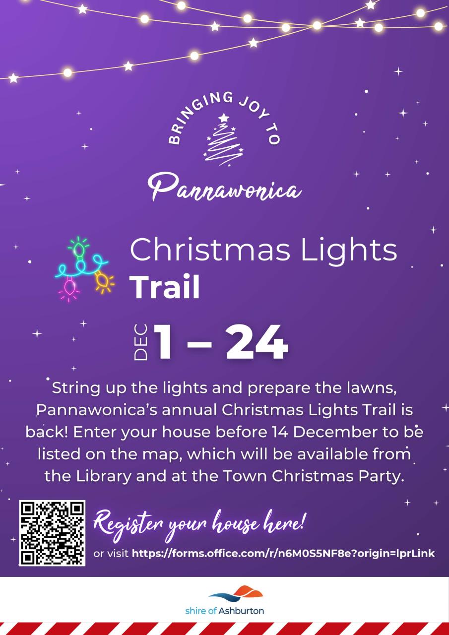 Pannawonica - Christmas Lights Trail