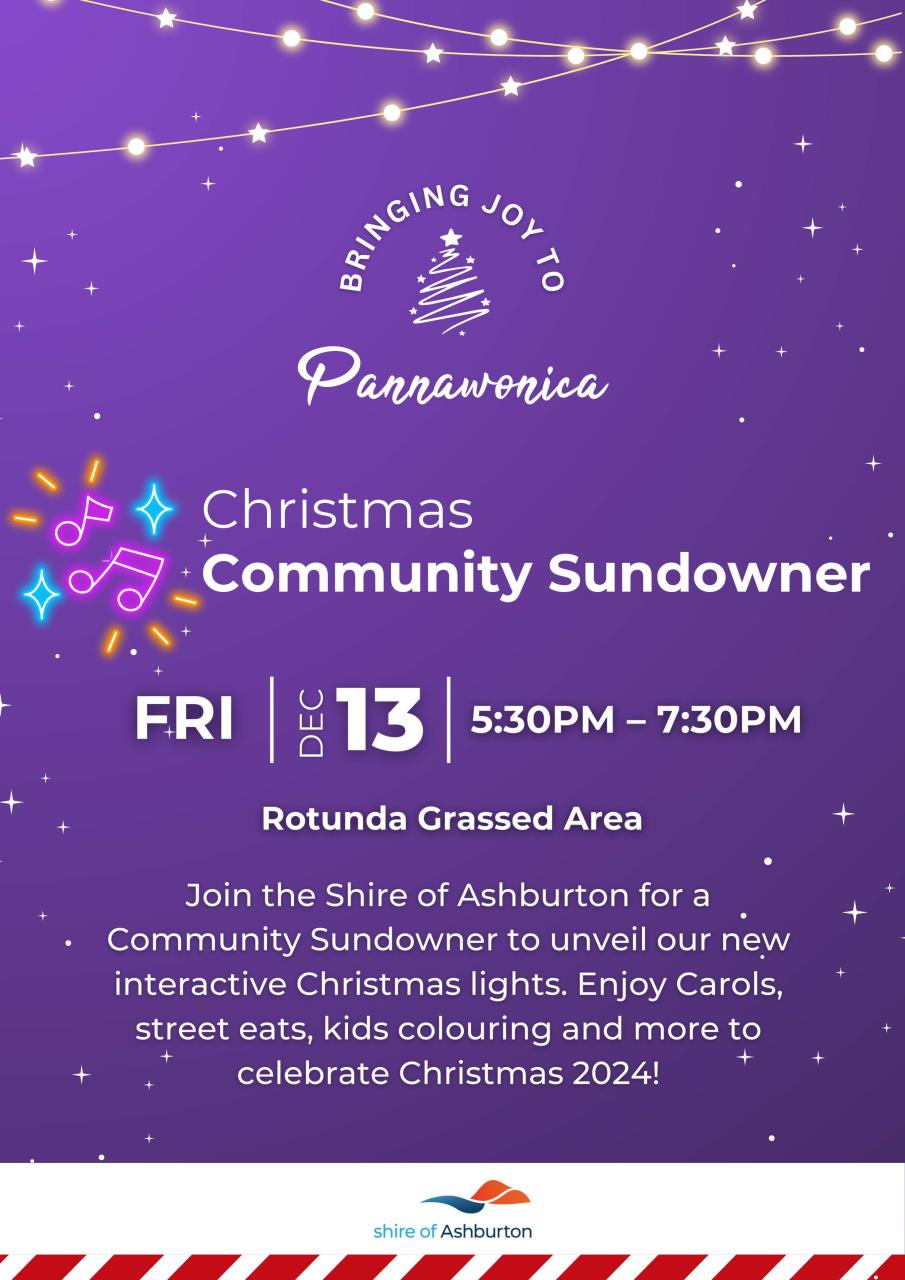 Pannawonica - Community Christmas Sundowner