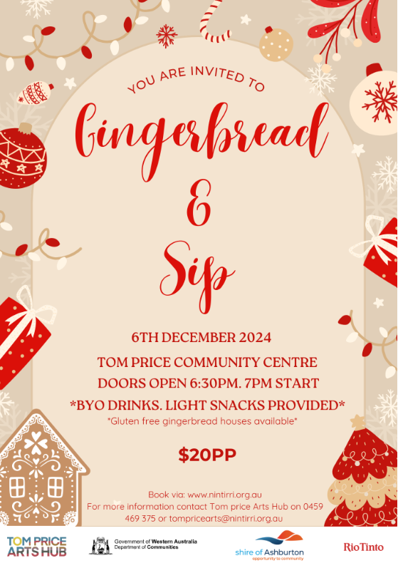 Gingerbread and Sip (18+ only)