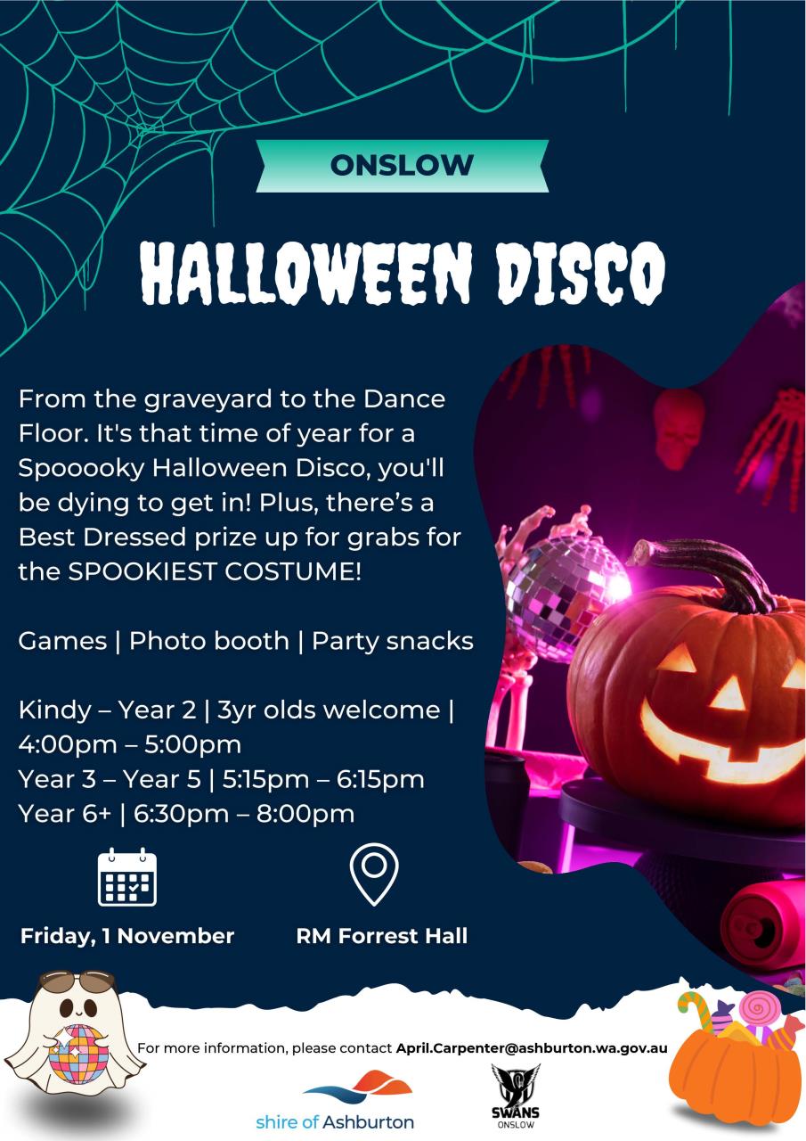 Onslow Halloween Disco