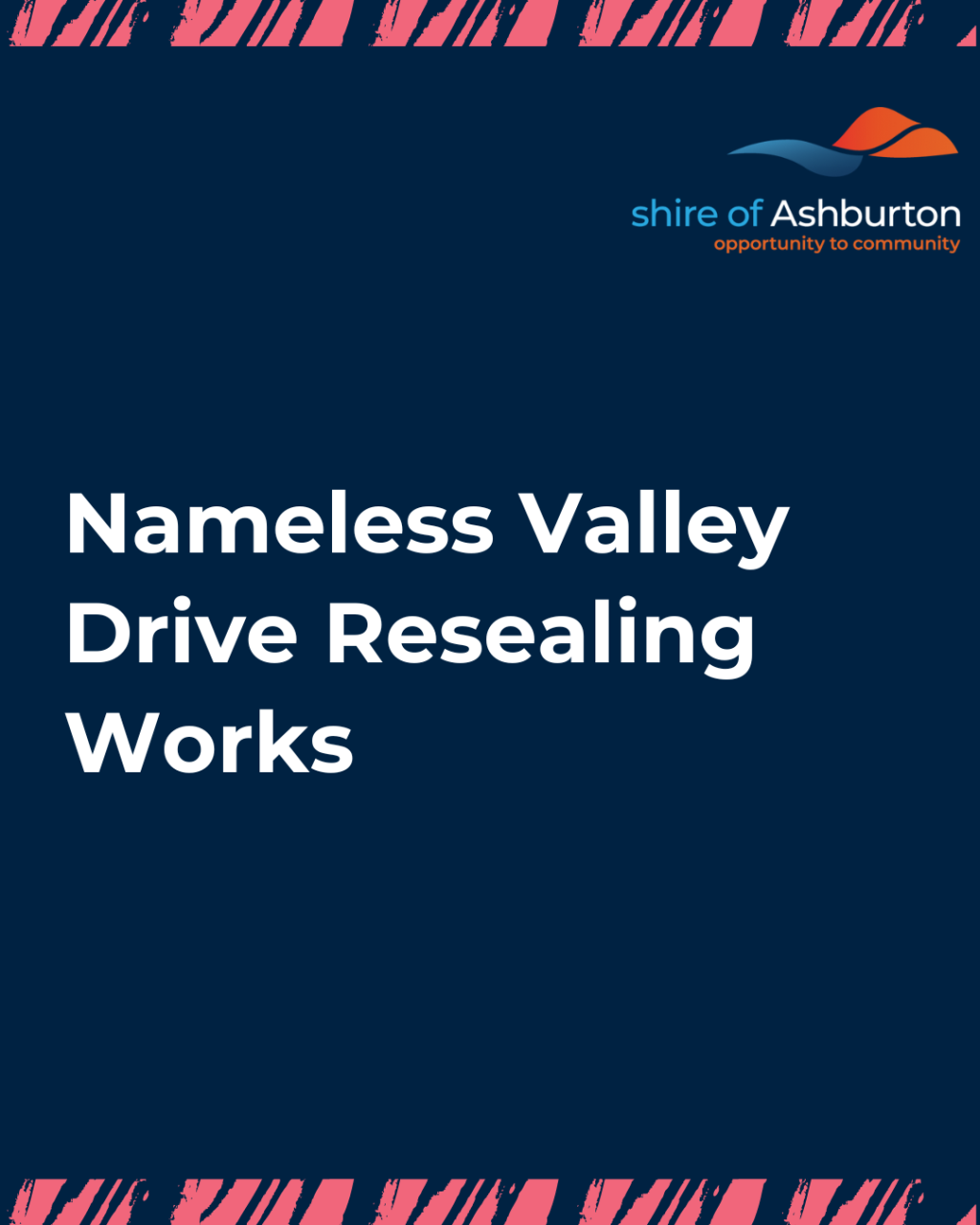 Nameless Valley Drive Resealing Works