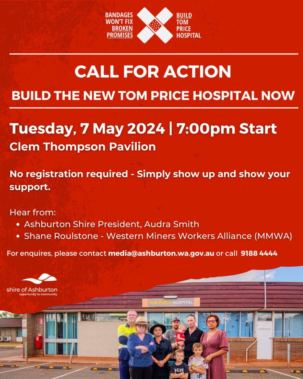 Tom Price Community Night - Build the Tom Price Hospital