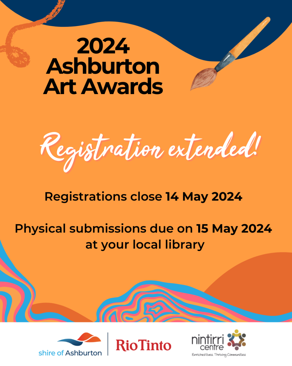 ASHBURTON ART AWARDS REGISTRATION EXTENDED!